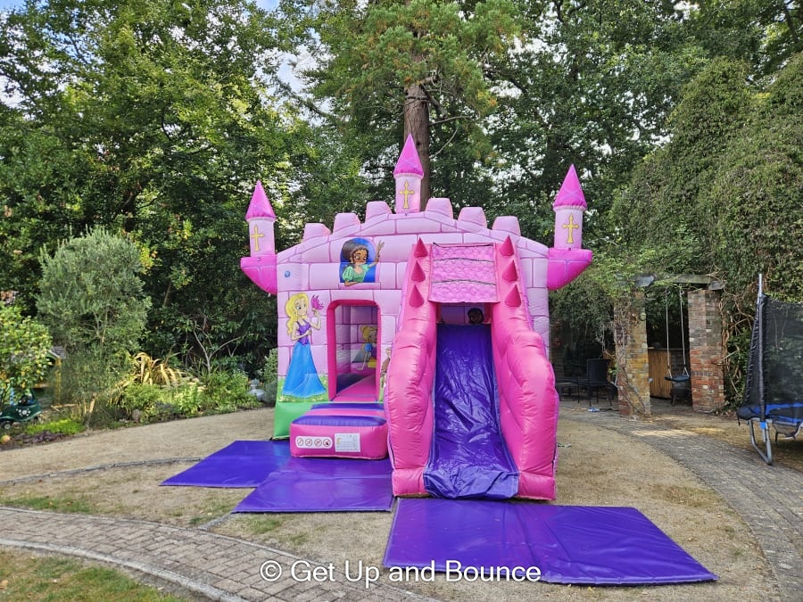 Princess Deluxe Castle & Slide Combi - Bouncy Castle Hire, Slides ...